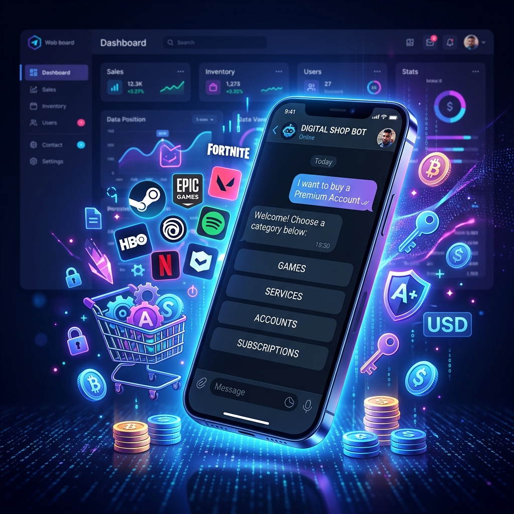 TELEBOT AUTO SHOP: Hệ Thống Bán Hàng Số Tự Động Hoàn Toàn Trực Tiếp Trên Telegram